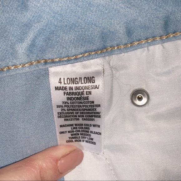 Aeropostale High Waisted Jegging Sz 4 Long - Picture 6 of 6